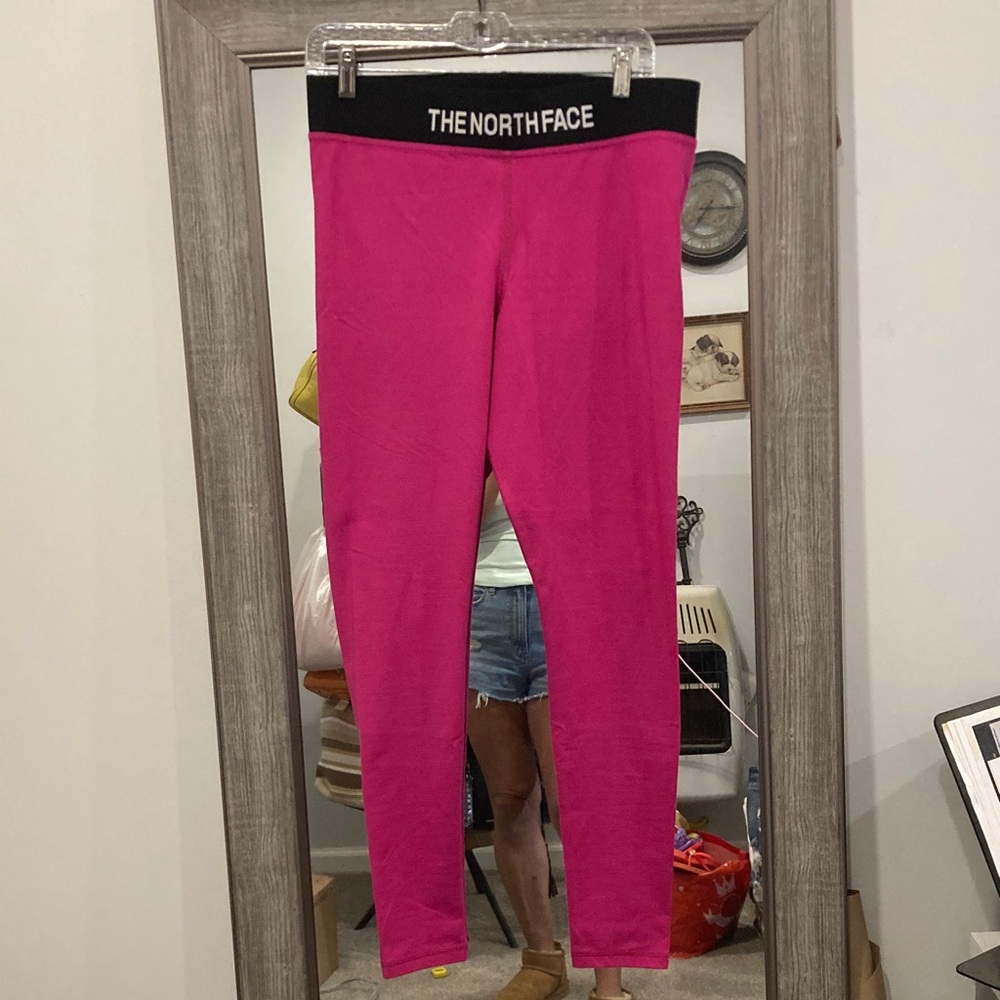The North Face Women’s Pink Leggings XL Hot Pink Athletic Yoga Pants 👙